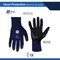 Ge Coated Gloves, Nitrile, Smooth, Blue, 1 PR GG215XLC - alternate 2